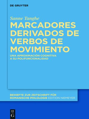 cover image of Marcadores derivados de verbos de movimiento